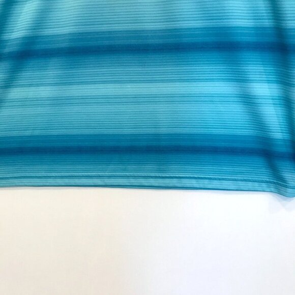 Grand Slam Air Flow Men's 3-Button Turquoise Striped Golf Polo Shirt Sz XXL - Picture 5 of 14